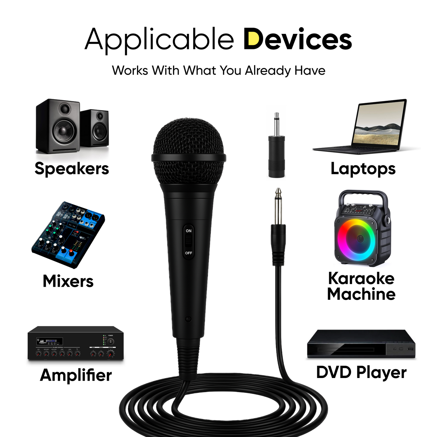 2 Pack Wired Microphone