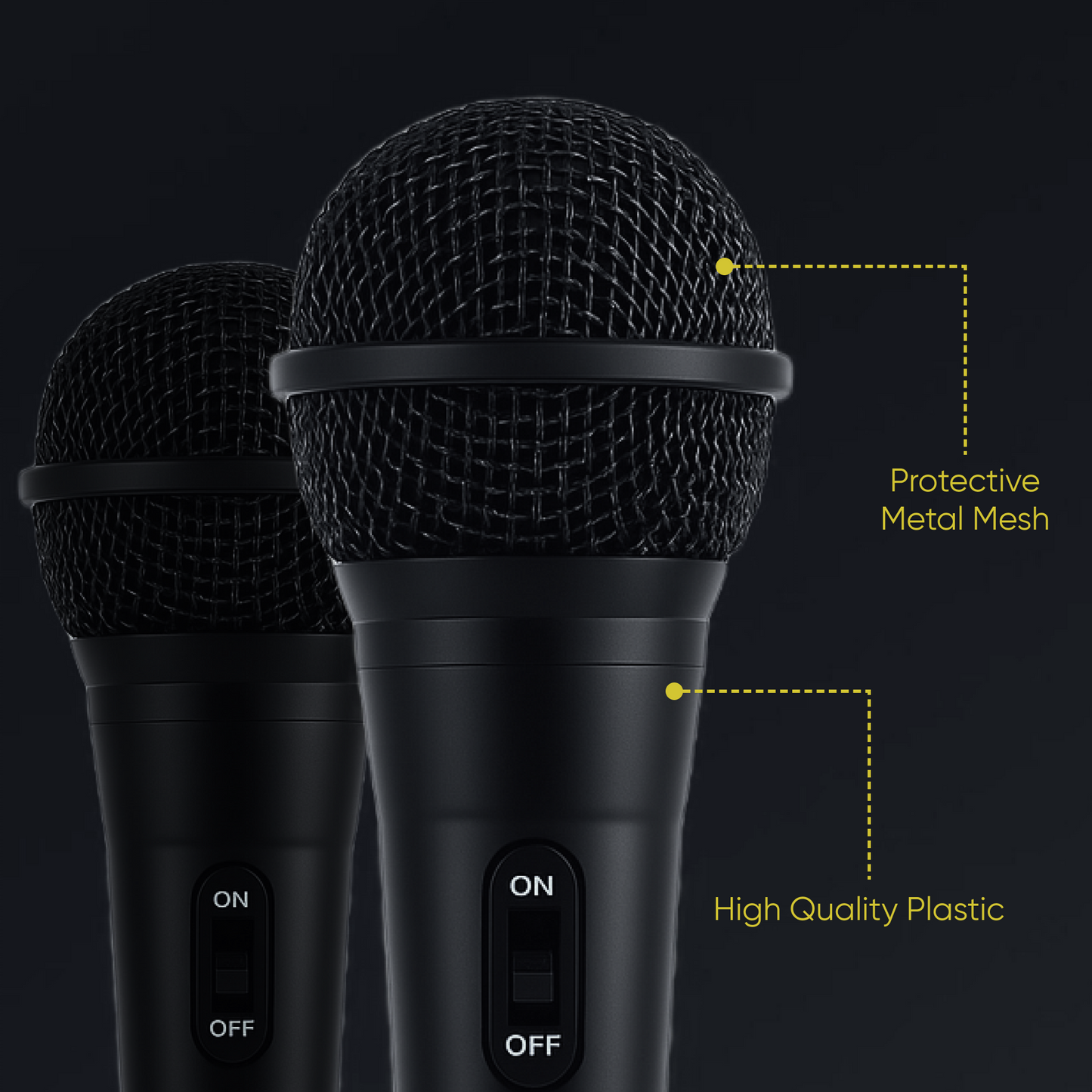 2 Pack Wired Microphone