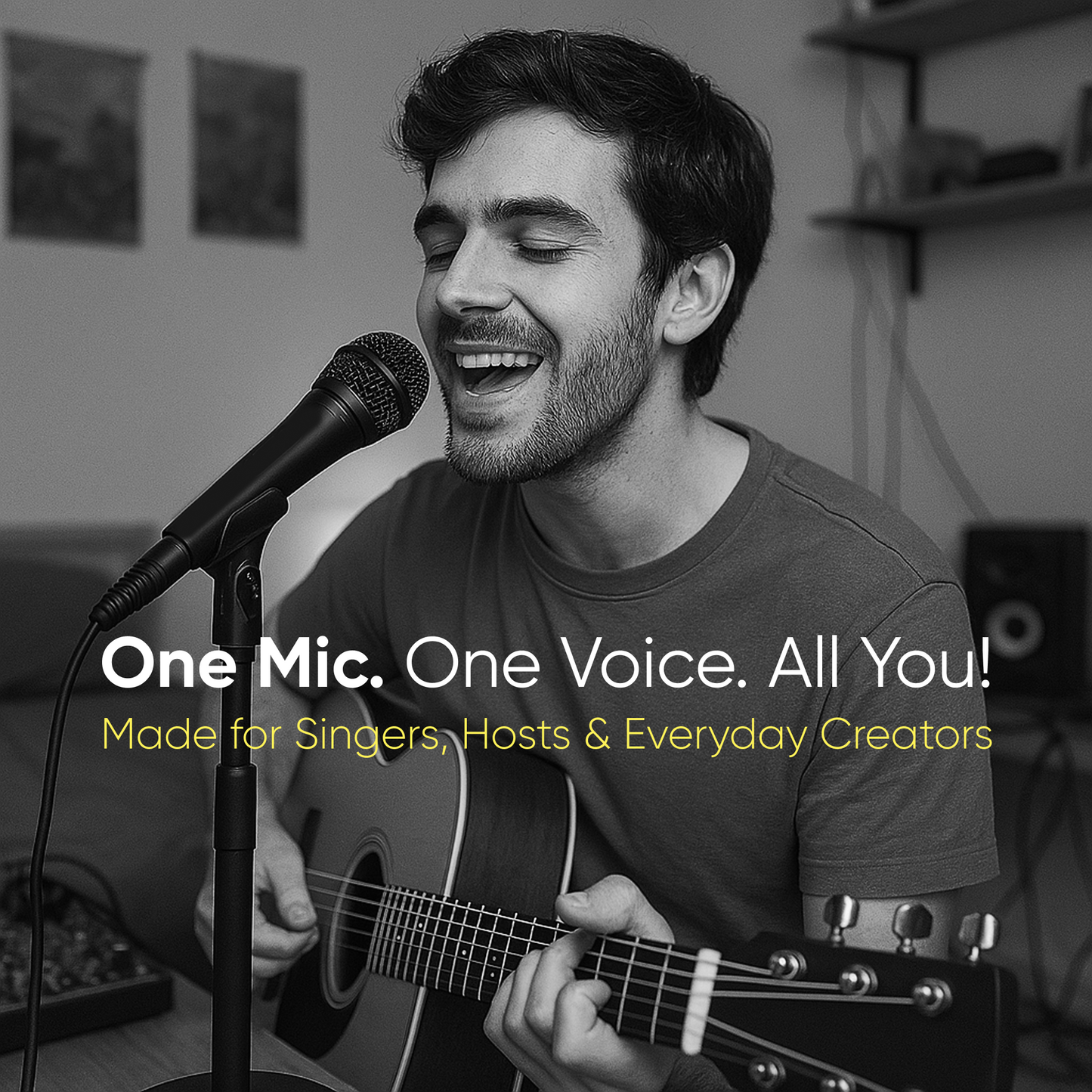 Single Wired Microphone