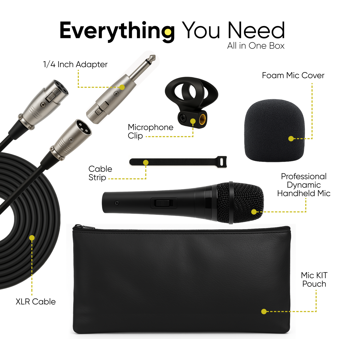 Single Dynamic Mic XLR