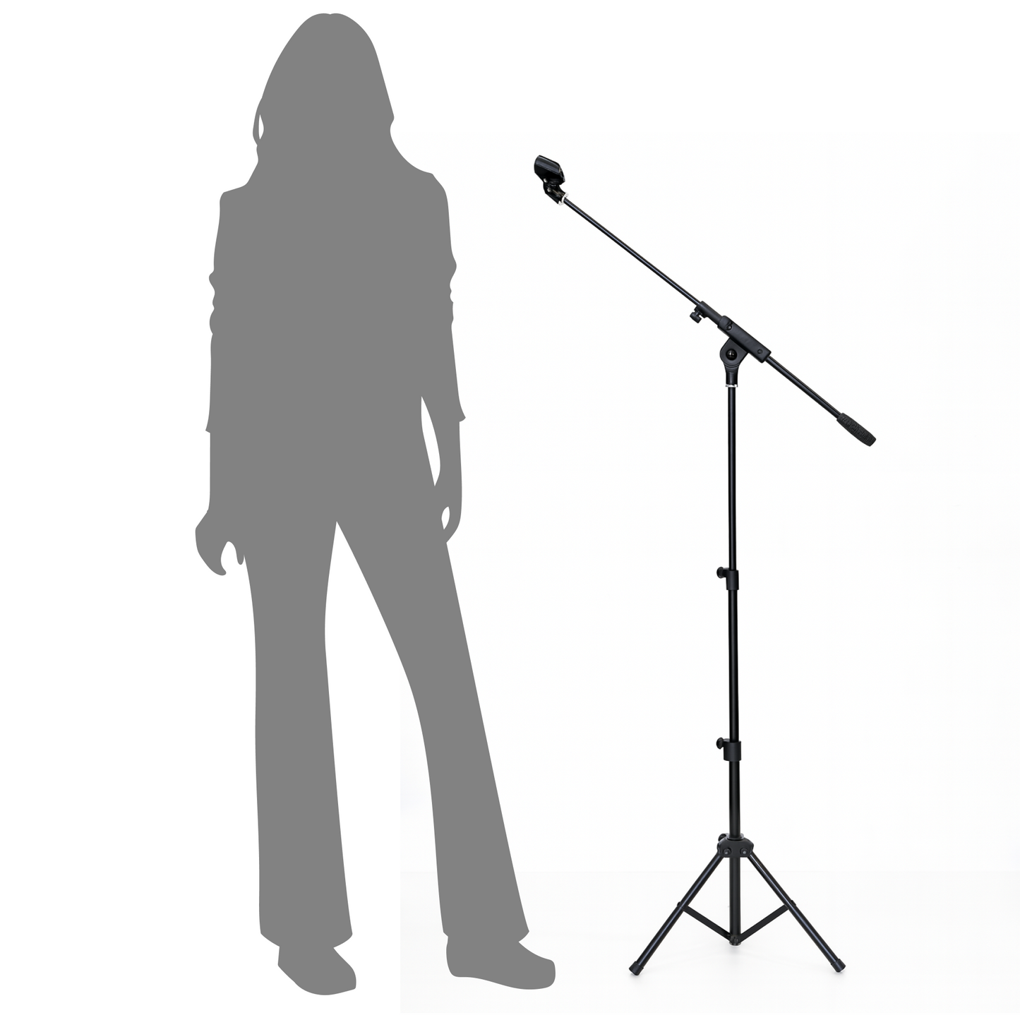 Compact Mic Stand Set of 3 With Case