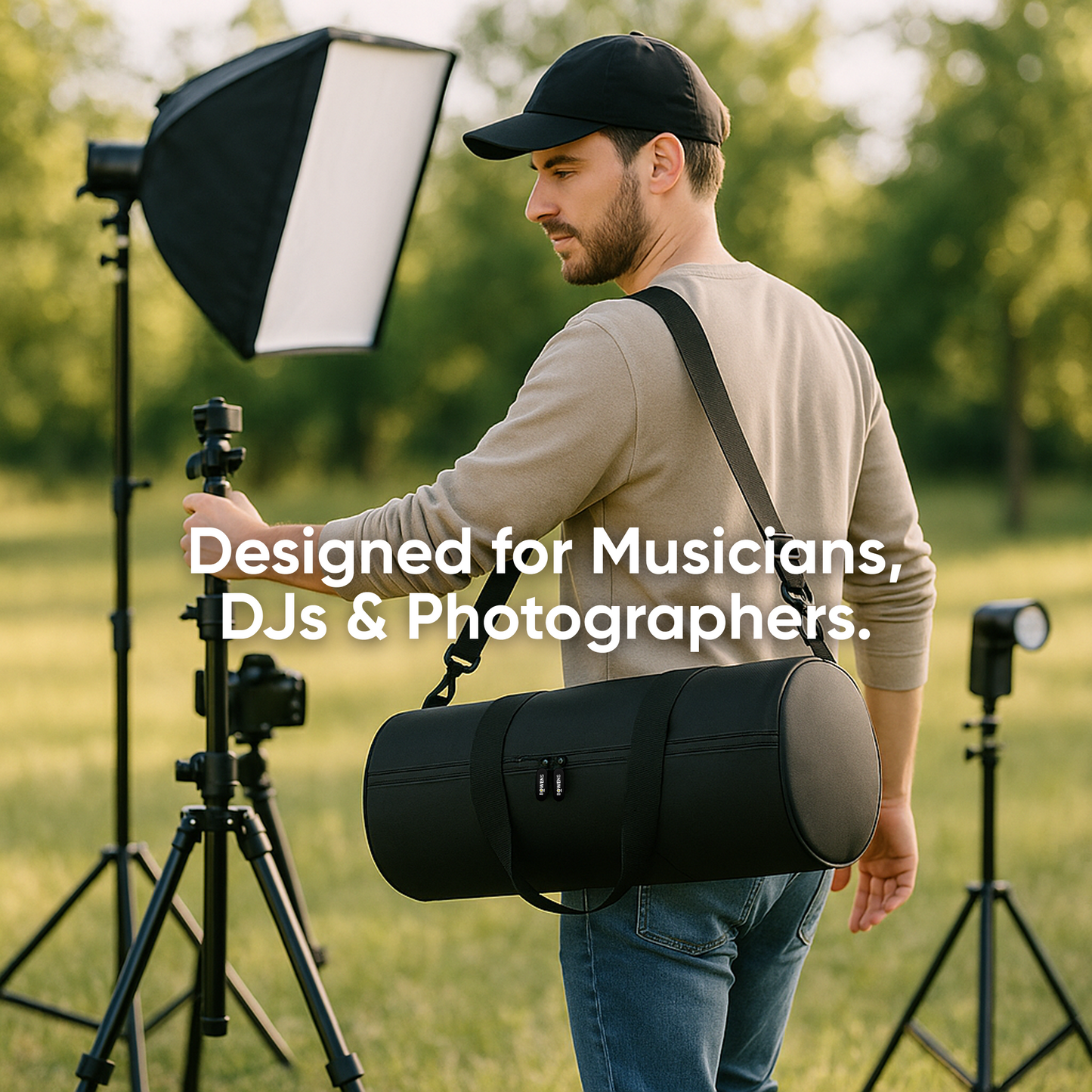 Compact Padded Stand Case