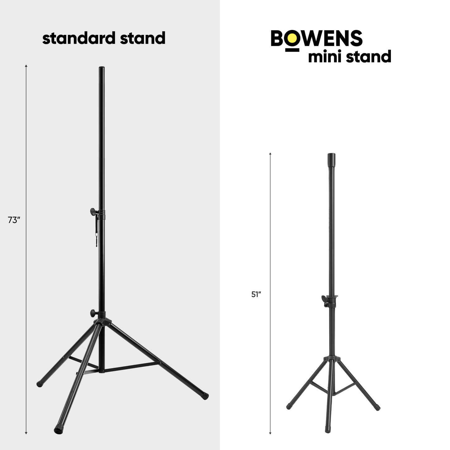 PA Speaker Stands Pair with Compact Microphone Stand and Carry Case