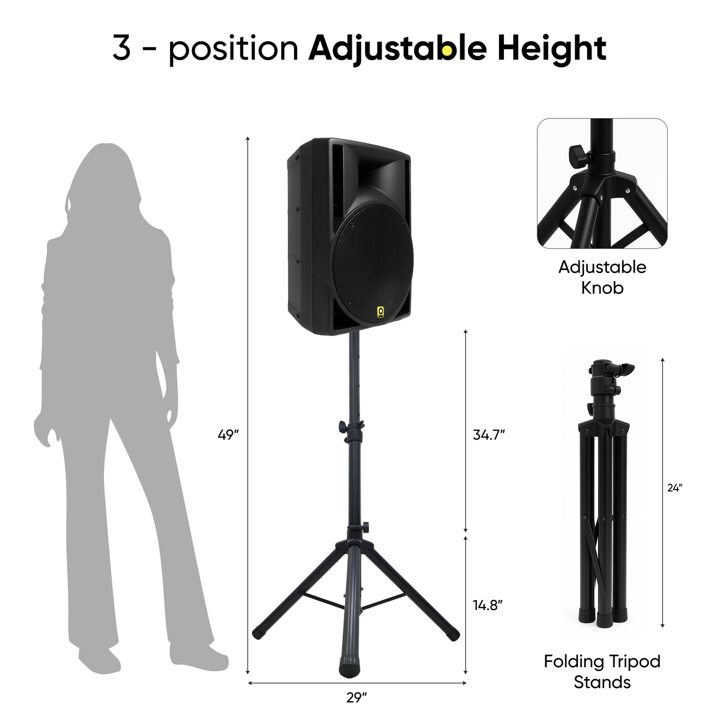 10 Inch Pro Active PA Speaker Kit