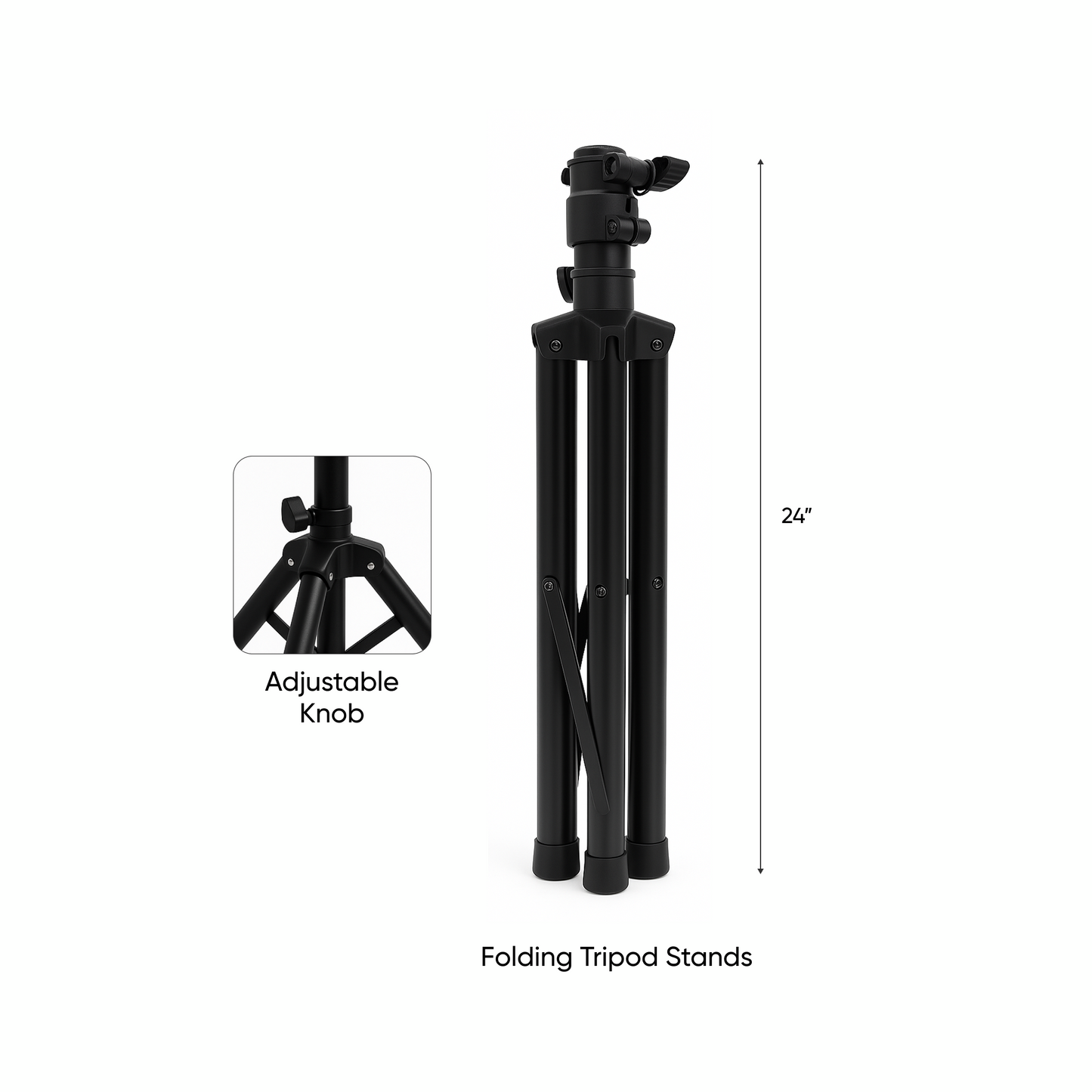 Compact 24 Inch Speaker Stand