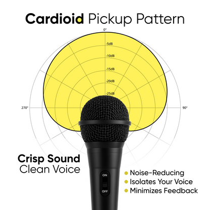2 Pack Wired Microphone
