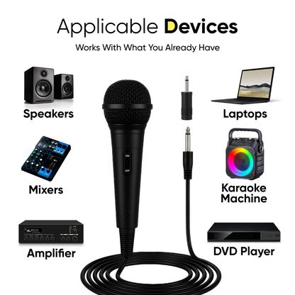 2 Pack Wired Microphone