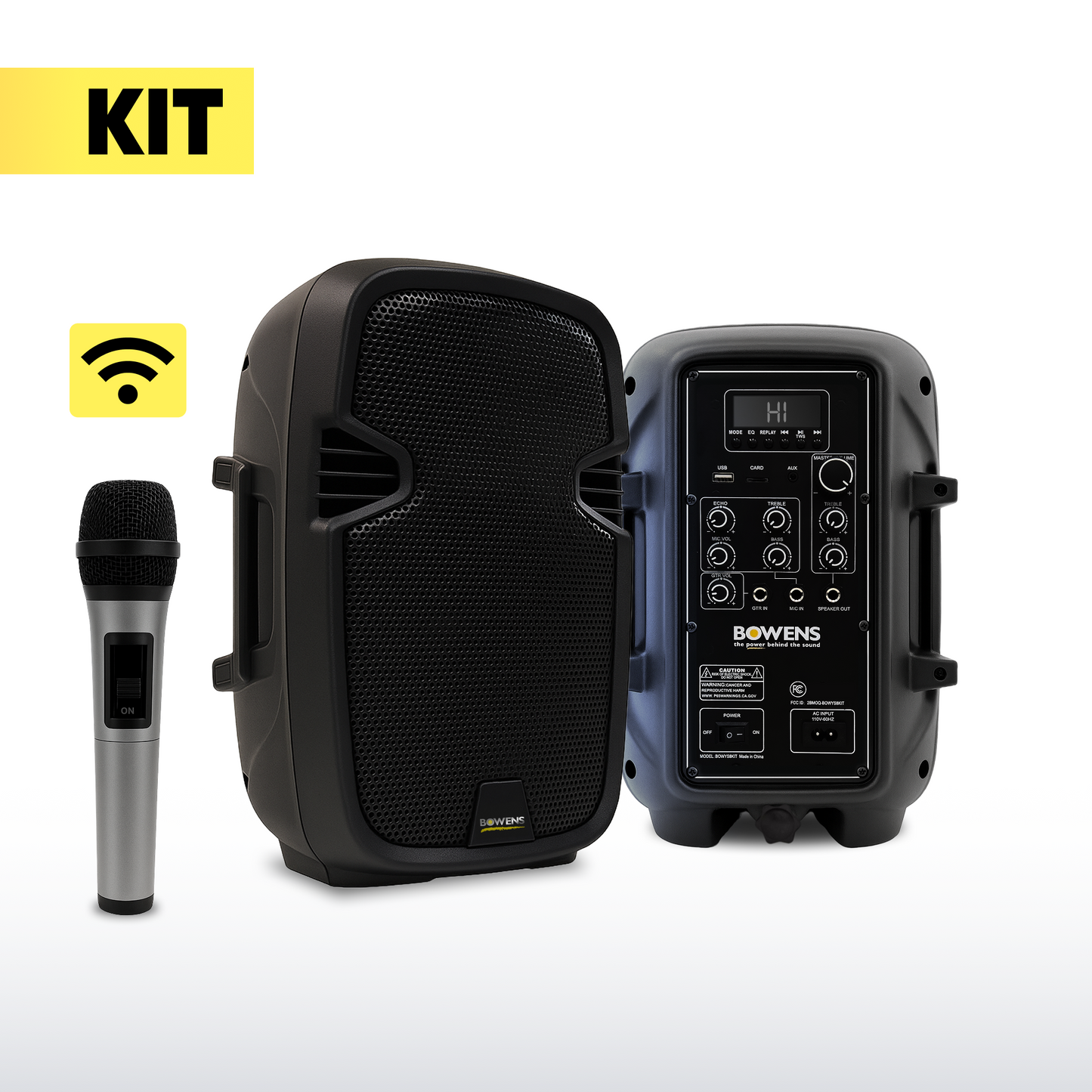 8 Inch PA Speaker System Kit