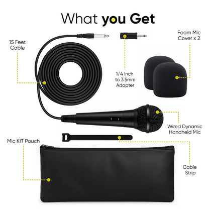 Single Wired  Microphone