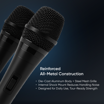 2 Pack Dynamic Mic XLR