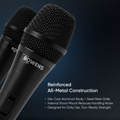 2 Pack Dynamic Mic XLR