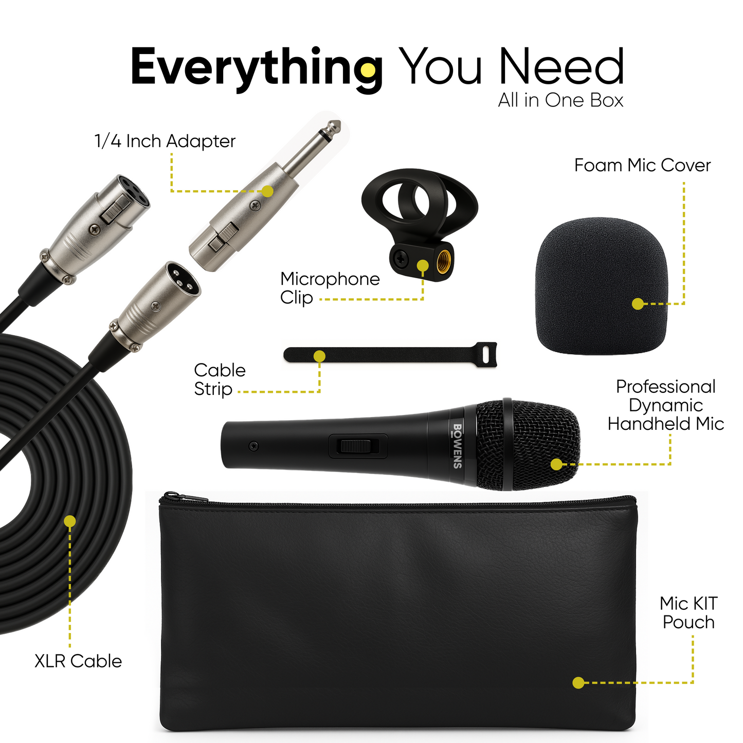 Single  Dynamic Mic XLR