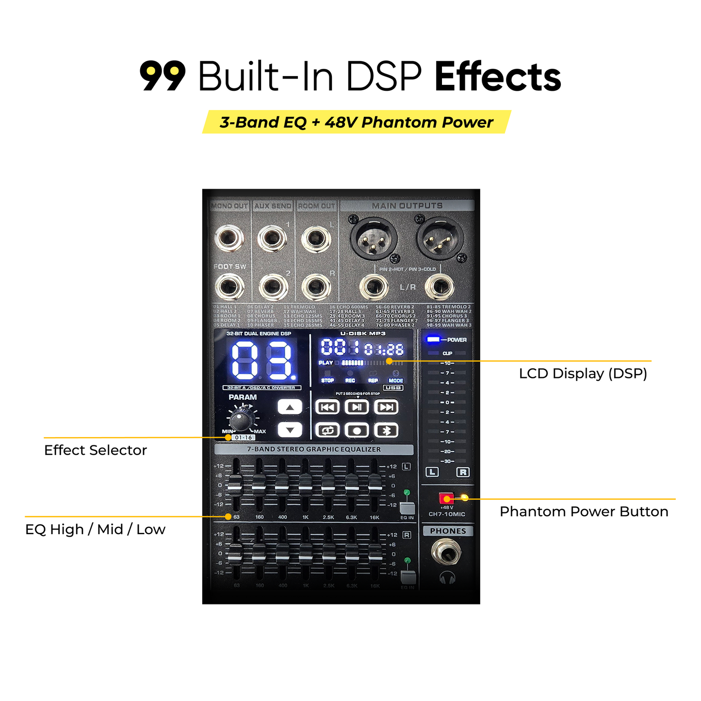14 Channel 650W X2 Powered Pro Mixer