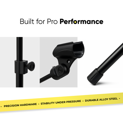 Compact Mic Stand Set of 3 With Case