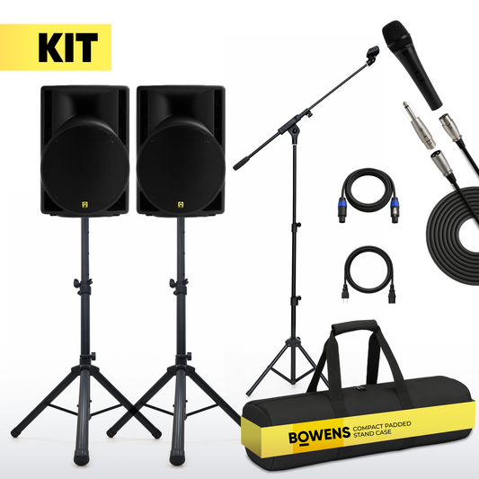 10 Inch 300W PA System with XLR Microphone and Carry Case