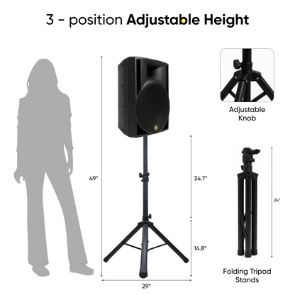 Compact 24 Inch Speaker Stand