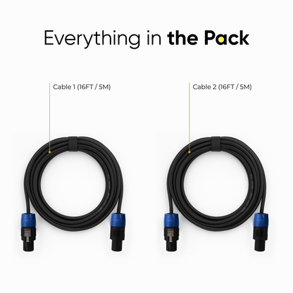Speakon to Speakon First-class Speaker Cable - 5M/ 16FT