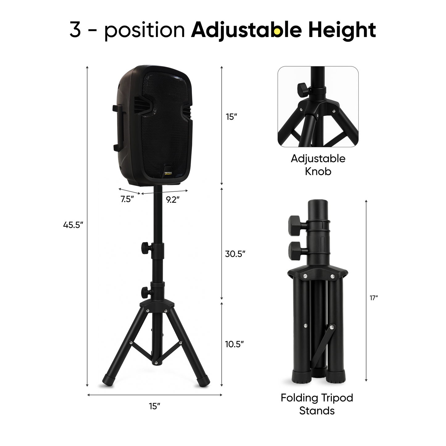8 Inch PA Speaker System Kit